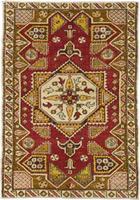 El Dokuma Vintage Hali - 127 cm x 176 cm
