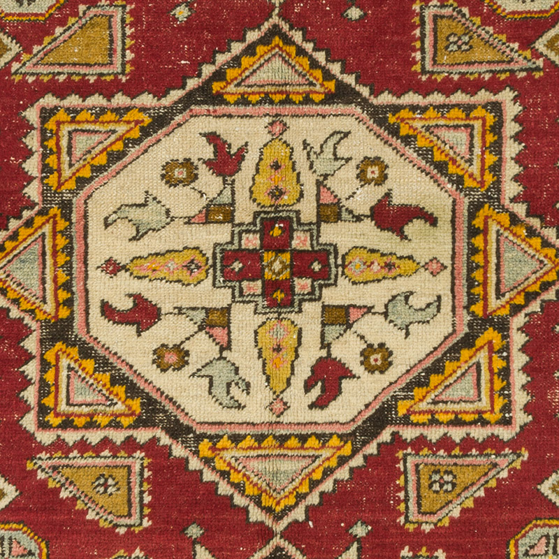 El Dokuma Vintage Halı - 127 cm x 176 cm - K0085686