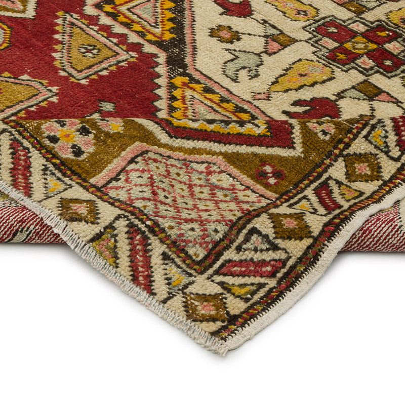 El Dokuma Vintage Halı - 127 cm x 176 cm - K0085686