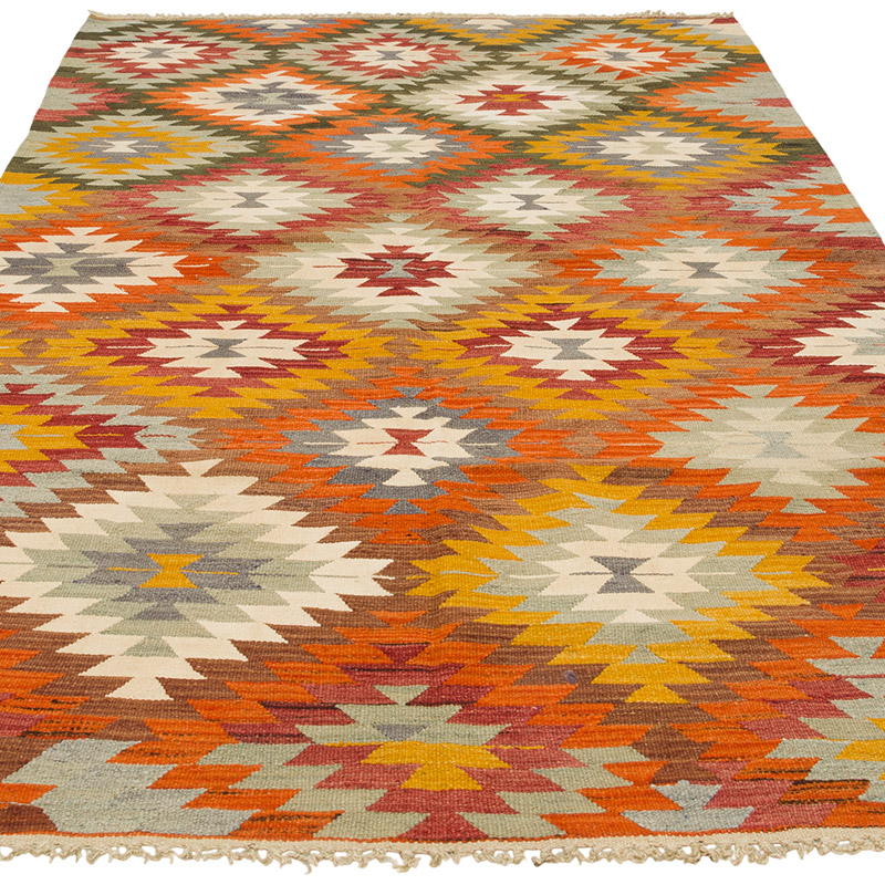 Alfombra Vintage Afyon Kilim - 152 cm x 248 cm - K0085687