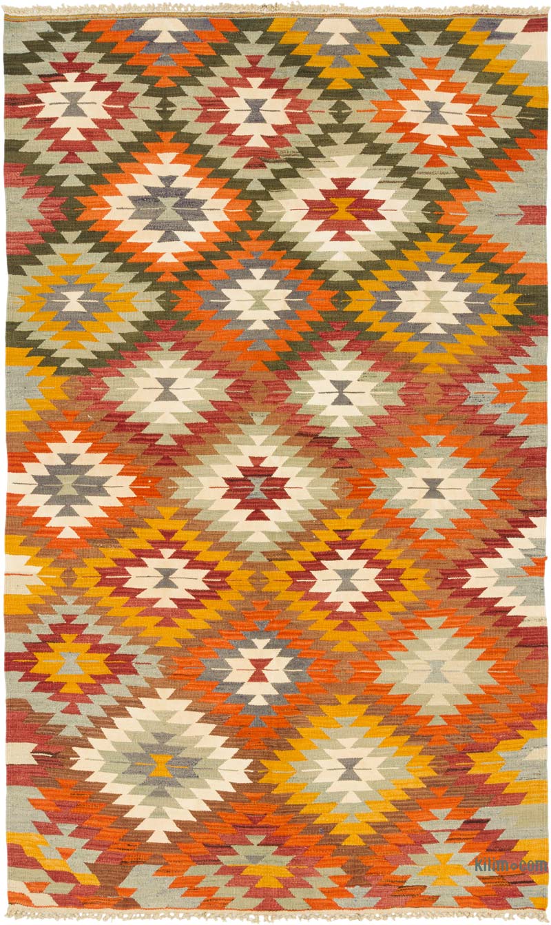 Alfombra Vintage Afyon Kilim - 152 cm x 248 cm - K0085687