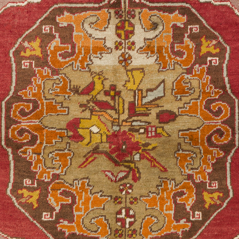 Vintage Turkish Hand-Knotted Rug - 4' 8" x 7' 1" (56" x 85") - K0085688