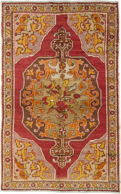 El Dokuma Vintage Halı - 142 cm x 216 cm