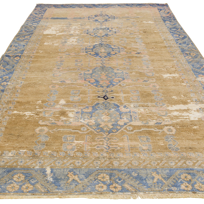 Vintage Turkish Hand-Knotted Rug - 5' 7" x 10' 4" (67" x 124") - K0085689