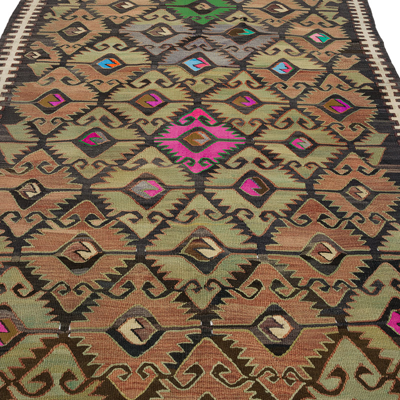 Alfombra Vintage Sivrihisar Kilim - 141 cm x 300 cm - K0085691