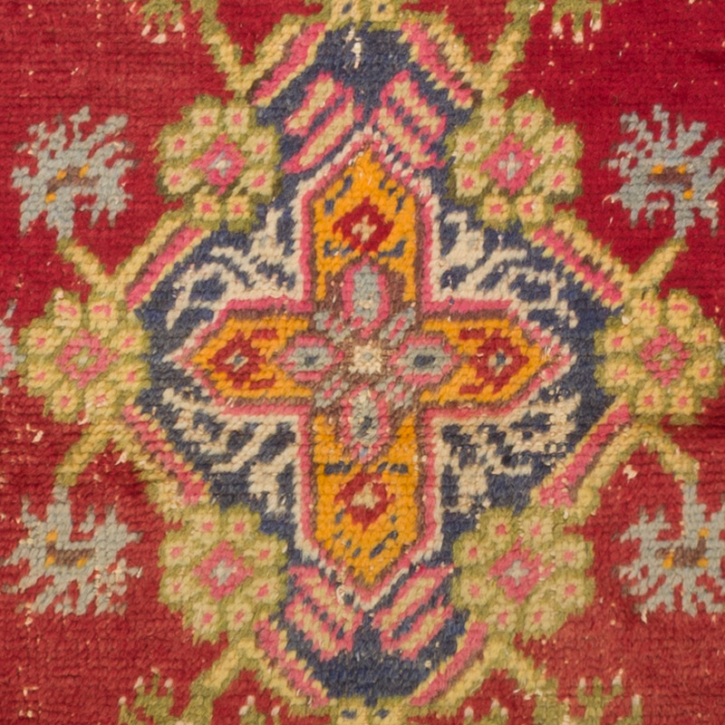 Alfombra Vintage Turca Anudada a Mano - 80 cm x 127 cm - K0085692
