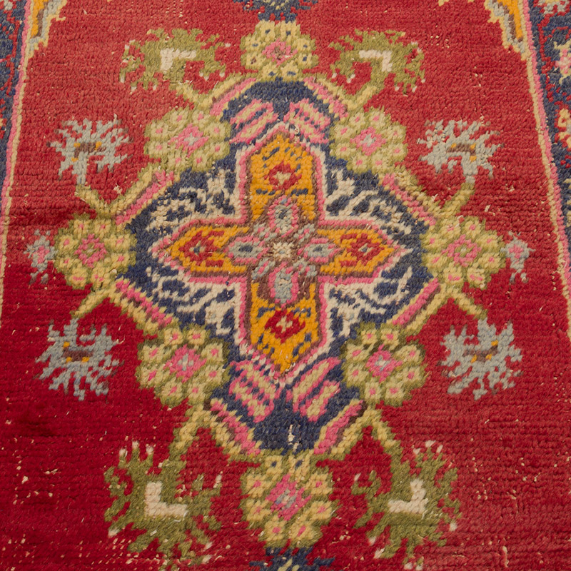 Alfombra Vintage Turca Anudada a Mano - 80 cm x 127 cm - K0085692