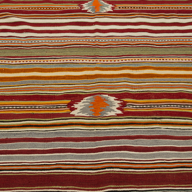 Alfombra Konya Kilim Vintage - 140 cm x 207 cm - K0085696
