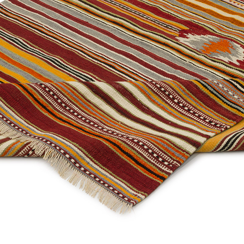 Alfombra Konya Kilim Vintage - 140 cm x 207 cm - K0085696