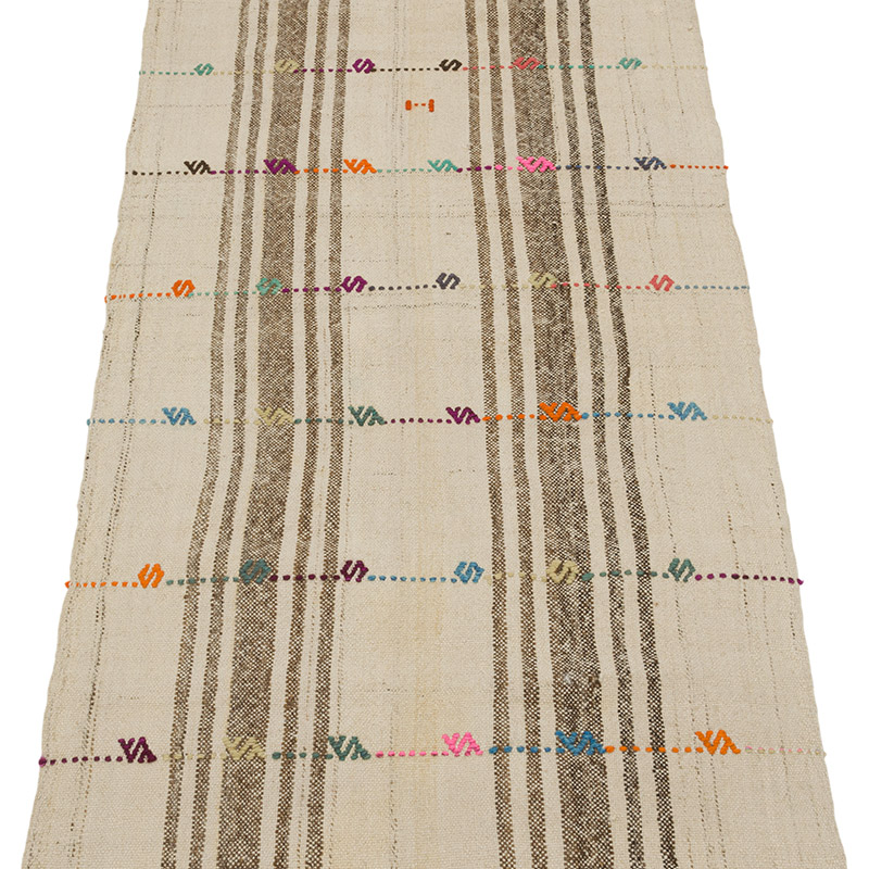 Vintage Anatolian Flatweave Runner - 2' 1" x 10' 2" (25" x 122") - K0085702