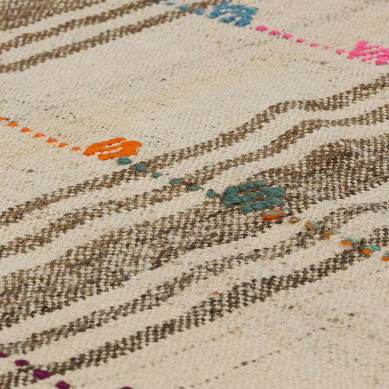Vintage Anatolian Flatweave Runner - 2' 1" x 10' 2" (25" x 122") - K0085702