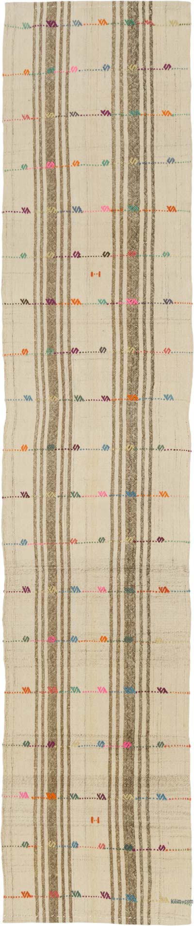 Corredor Kilim de Anatolia Vintage - 63 cm x 310 cm