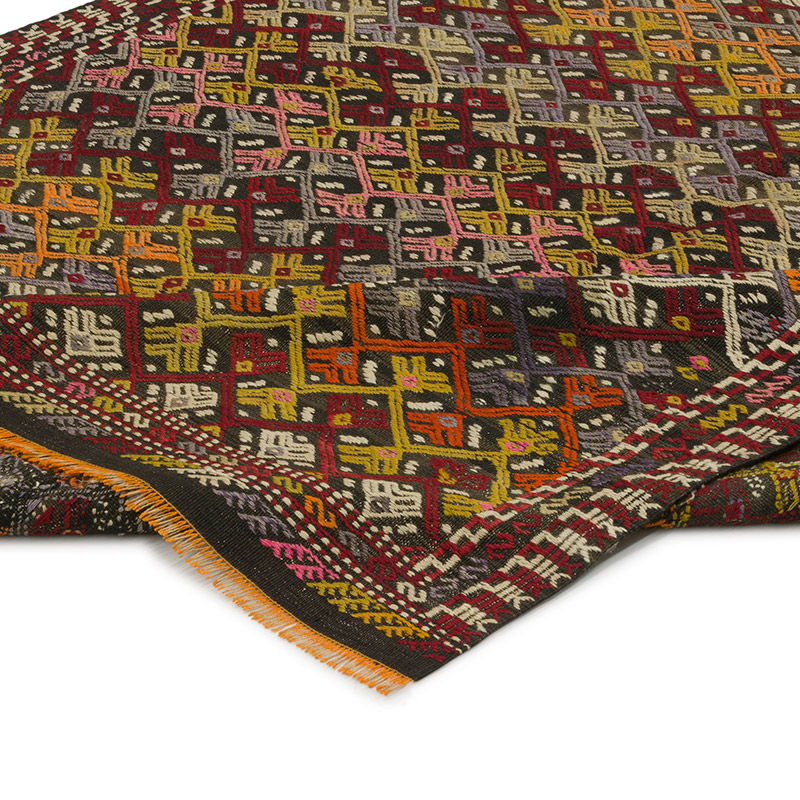 Vintage Anatolian Jijim Rug - 5' 3" x 6' 4" (63" x 76") - K0085705