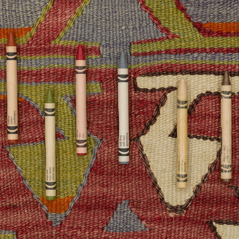 Vintage Konya Kilim Rug - 4' 4" x 5' 1" (52" x 61") - K0085711