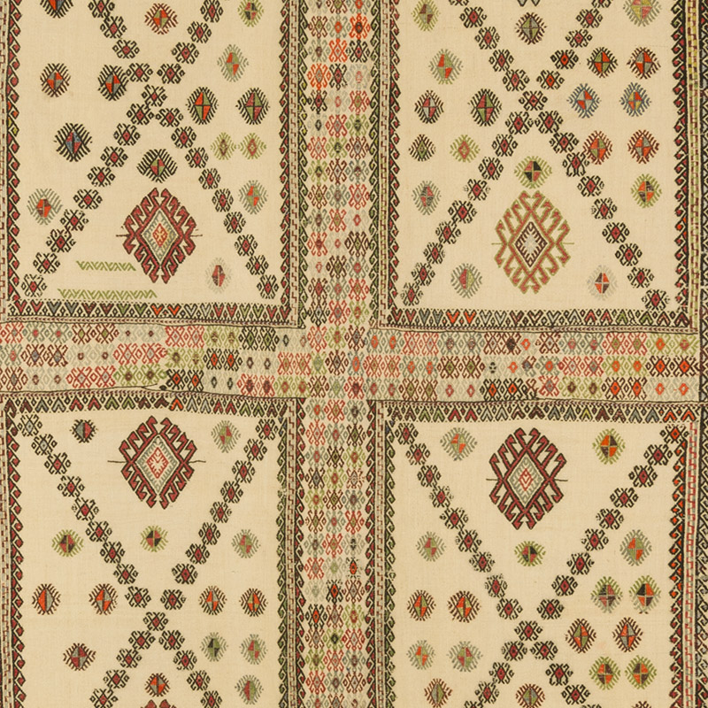 Vintage Konya Cicim Kilim - 190 cm x 411 cm - K0085713