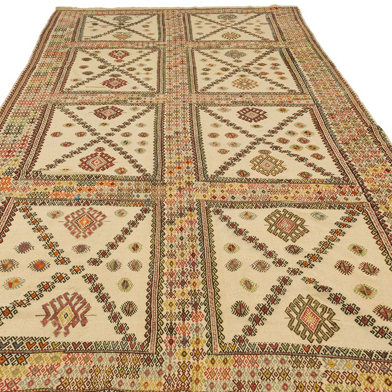 Vintage Konya Cicim Kilim - 190 cm x 411 cm - K0085713