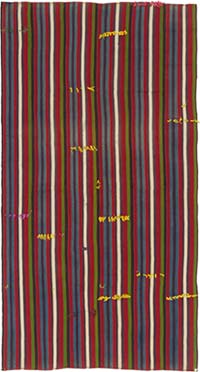 Vintage Anatolian Kilim Rug - 5' 9" x 10' 7" (69" x 127")