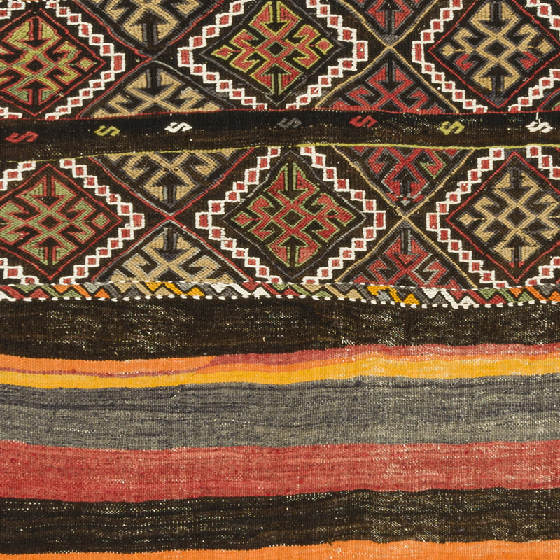 Alfombra Vintage Malatya Kilim - 130 cm x 142 cm - K0085719