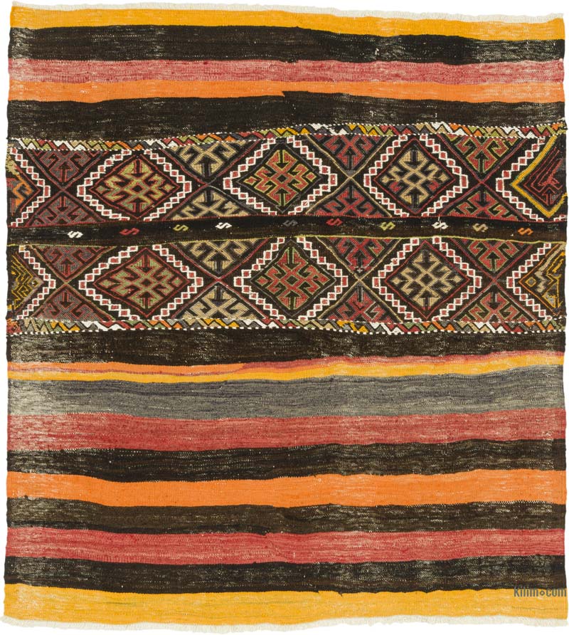 Alfombra Vintage Malatya Kilim - 130 cm x 142 cm - K0085719