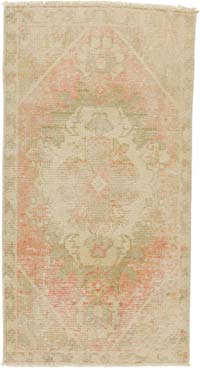 El Dokuma Vintage Halı - 45 cm x 86 cm