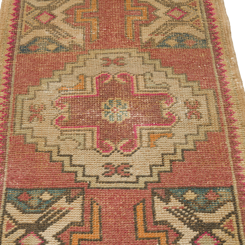Vintage Turkish Hand-Knotted Rug - 1' 9" x 3' 2" (21" x 38") - K0085753
