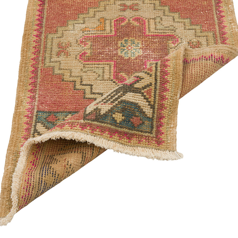 Vintage Turkish Hand-Knotted Rug - 1' 9" x 3' 2" (21" x 38") - K0085753