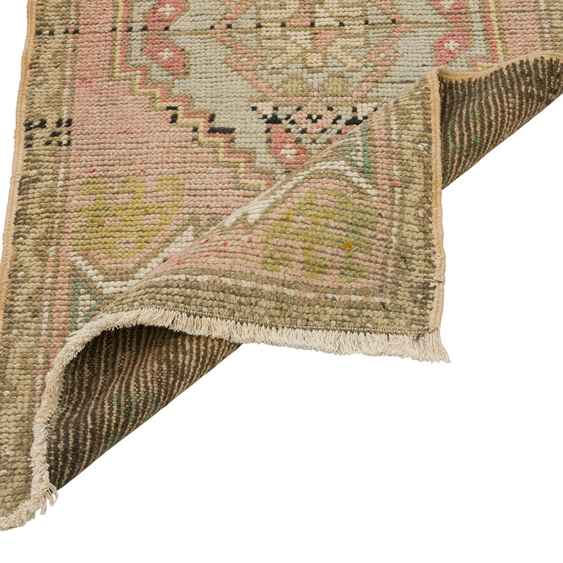 Vintage Turkish Hand-Knotted Rug - 1' 9" x 3' 3" (21" x 39") - K0085757