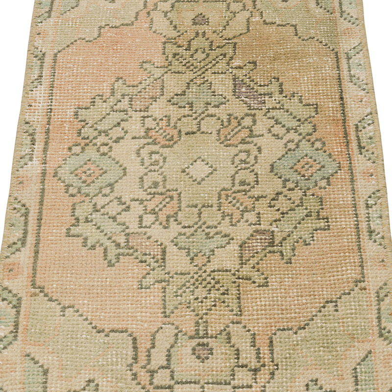 Alfombra Vintage Turca Anudada a Mano - 41 cm x 80 cm - K0085775