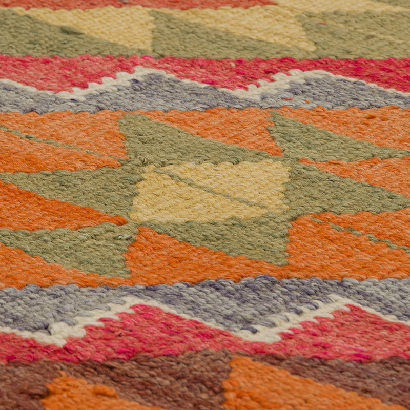 Vintage Herki Kilim Yolluk - 100 cm x 326 cm - K0085778