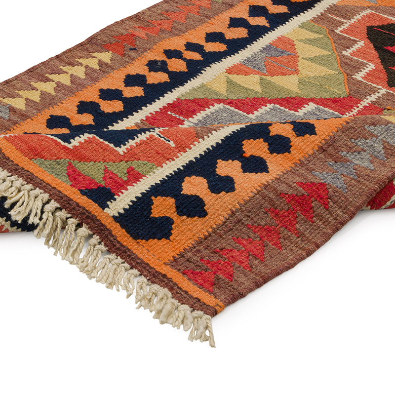 Vintage Herki Kilim Yolluk - 100 cm x 326 cm - K0085778