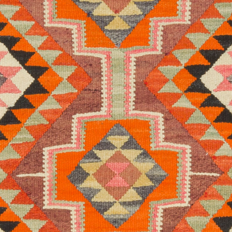 Vintage Herki Kilim Runner - 3' 1" x 11' 3" (37" x 135") - K0085779
