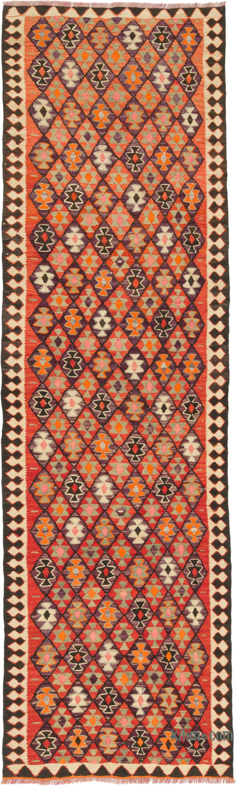 Vintage Herki Kilim Yolluk - 94 cm x 315 cm - K0085785