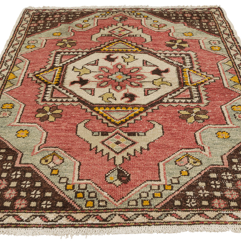 El Dokuma Vintage Halı - 120 cm x 176 cm - K0085788