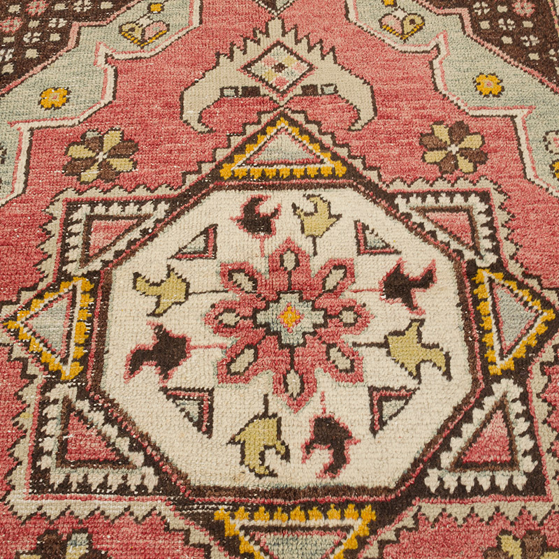 El Dokuma Vintage Halı - 120 cm x 176 cm - K0085788