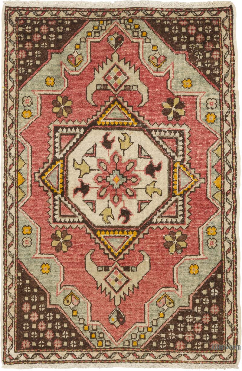 El Dokuma Vintage Halı - 120 cm x 176 cm - K0085788