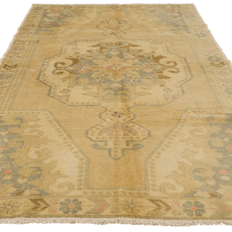 El Dokuma Vintage Halı - 143 cm x 251 cm - K0085790