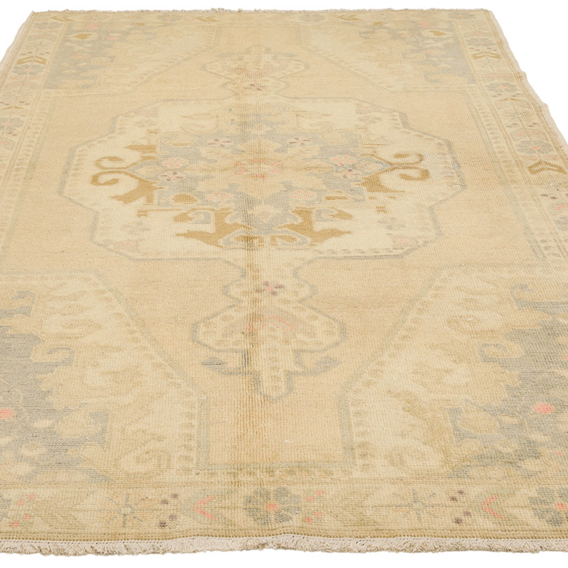 El Dokuma Vintage Halı - 143 cm x 251 cm - K0085790