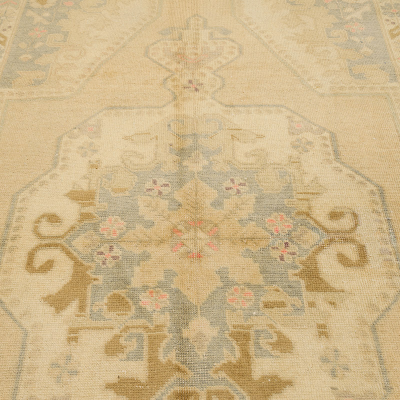 El Dokuma Vintage Halı - 143 cm x 251 cm - K0085790