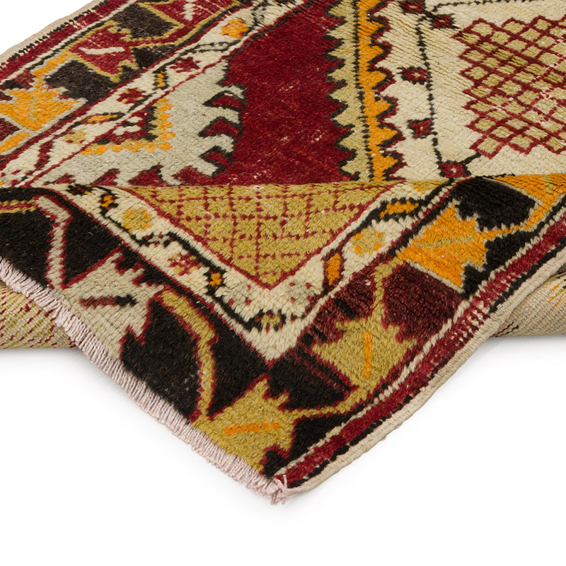 Vintage Turkish Hand-Knotted Rug - 2' 6" x 4' 9" (30" x 57") - K0085791