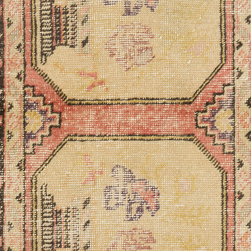 Alfombra Vintage Turca Anudada a Mano - 90 cm x 273 cm - K0085793