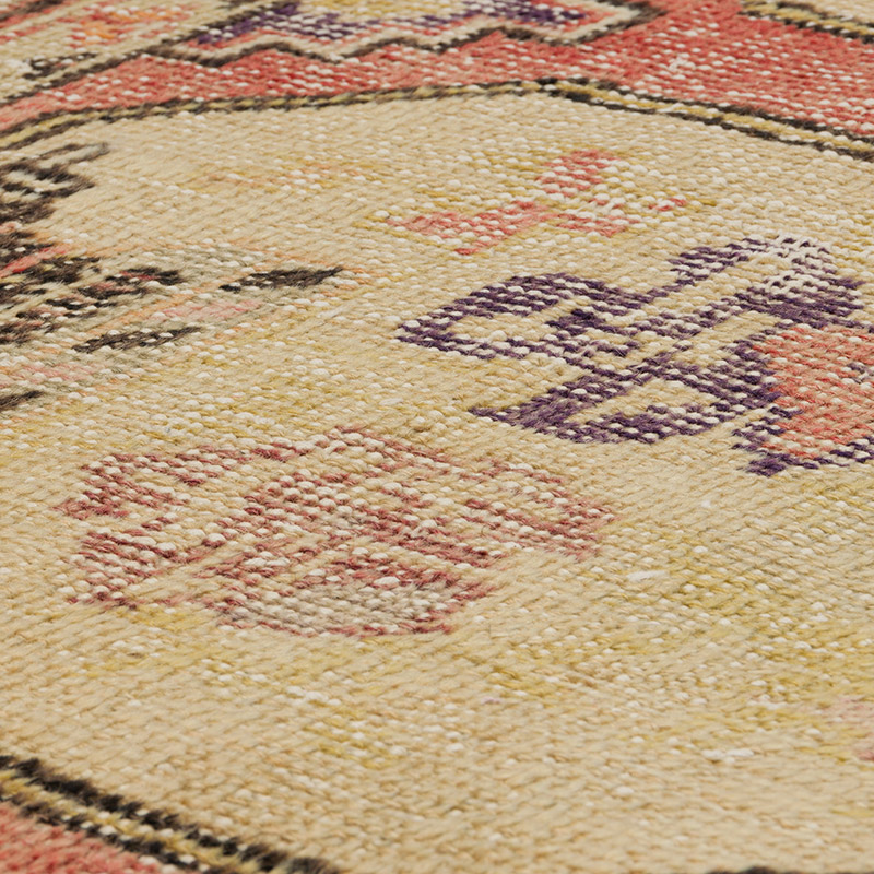 Alfombra Vintage Turca Anudada a Mano - 90 cm x 273 cm - K0085793