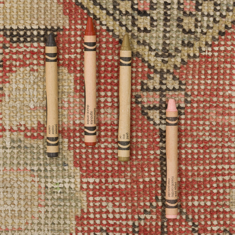 Vintage Turkish Hand-Knotted Rug - 3' 10" x 7'  (46" x 84") - K0085797