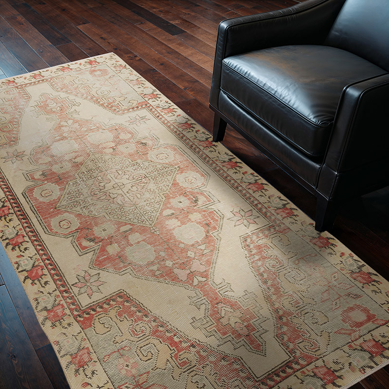 El Dokuma Vintage Hali - 118 cm x 213 cm - K0085797