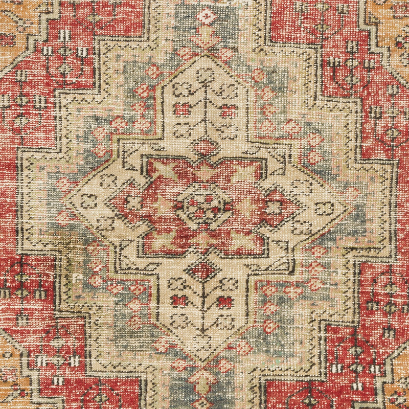 El Dokuma Vintage Halı - 130 cm x 200 cm - K0085798