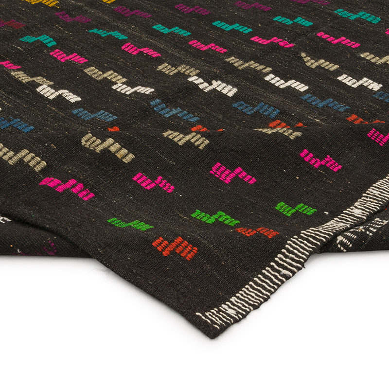 Vintage Anatolian Jijim Rug - 7' 1" x 11' 1" (85" x 133") - K0085807