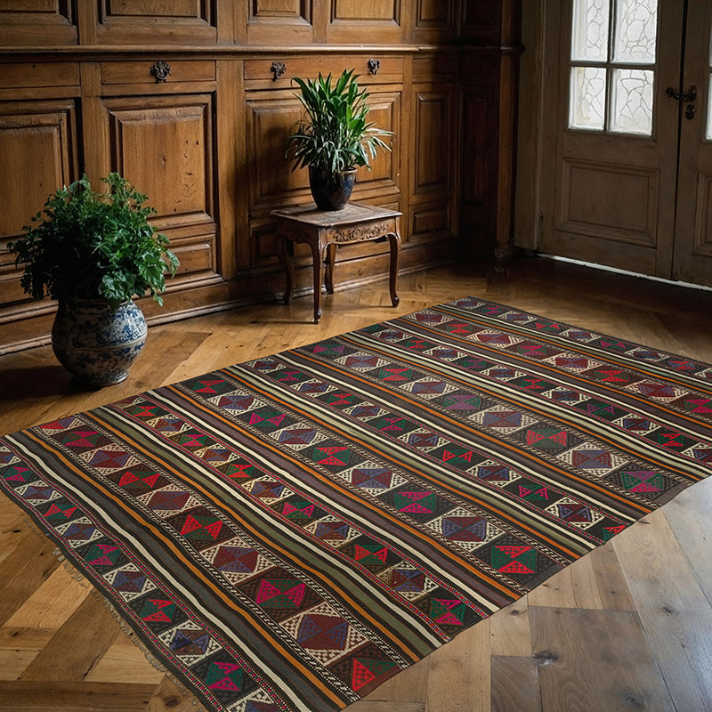Vintage Balıkesir Kilimi - 165 cm x 230 cm - K0085824