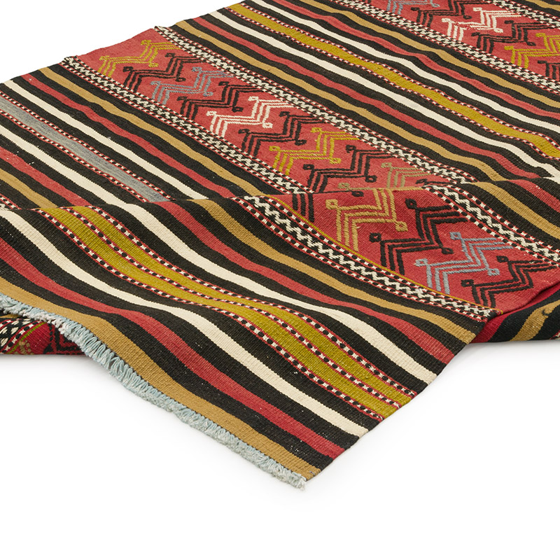 Alfombra Vintage Balikesir Kilim - 153 cm x 296 cm - K0085825