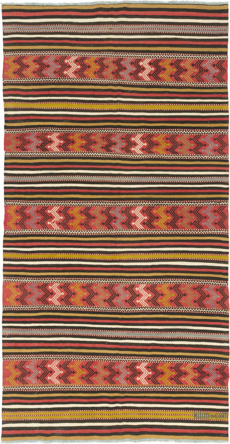 Alfombra Vintage Balikesir Kilim - 153 cm x 296 cm - K0085825