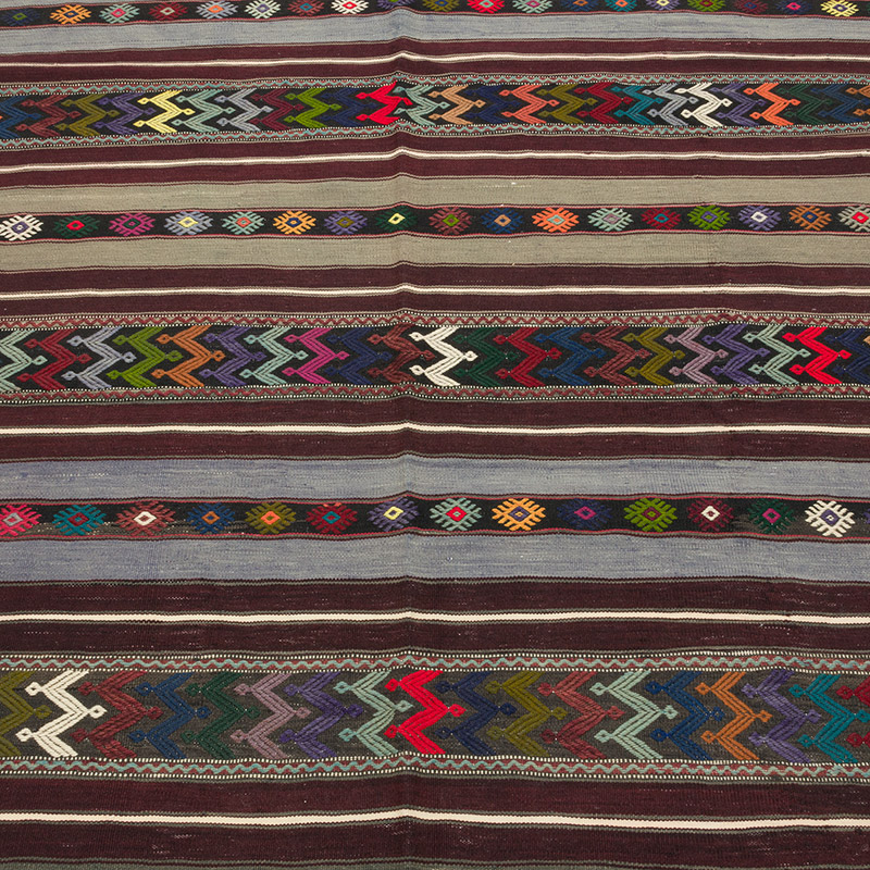 Vintage Balıkesir Kilimi - 140 cm x 245 cm - K0085826