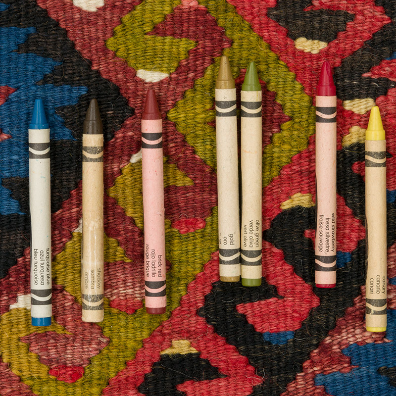 Vintage Fethiye Kilim Rug - 5' 8" x 9' 10" (68" x 118") - K0085829